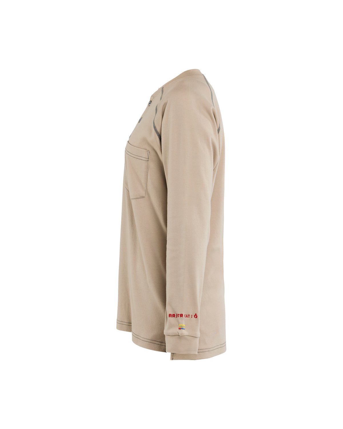 Women's Flame Resistant Henley - Stone