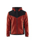 Knitted Fleece Jacket - Burned Red/Black