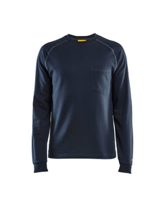 T-shirt à MANCHES LONGUES LÉGER RÉSISTANT AUX FLAMMES (9.1cal) - Marine