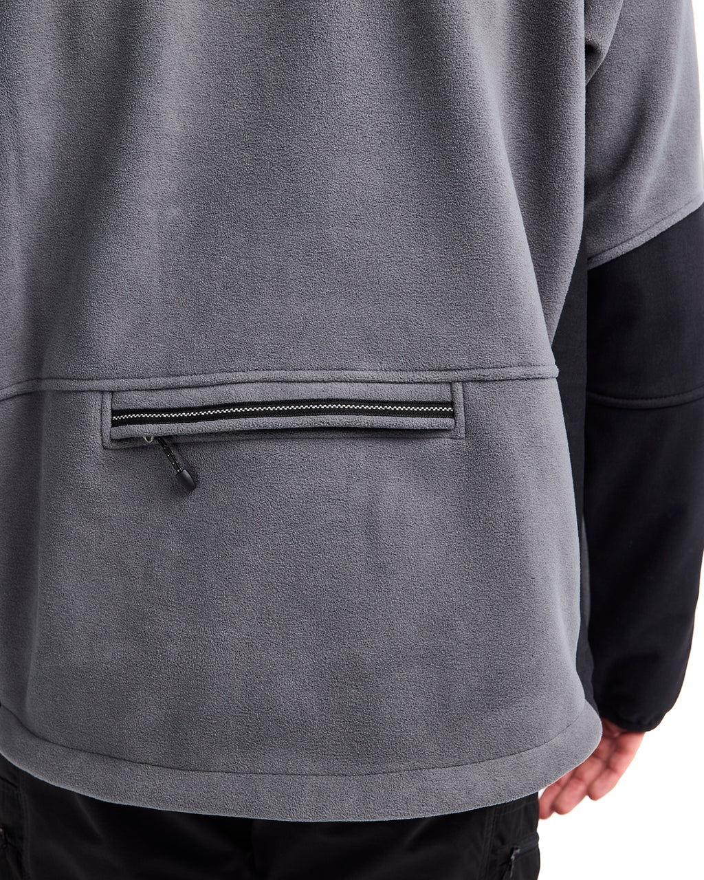 Fleece Jacket - Grey/Black