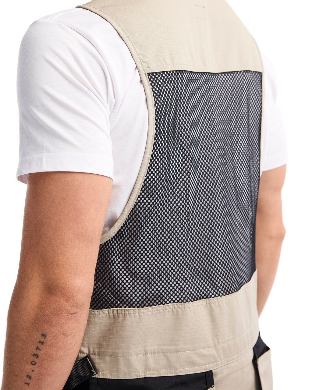 Ripstop Kangaroo Mesh Vest - Stone