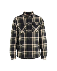 VESTE EN FLANNELLE - Forest Night/Black