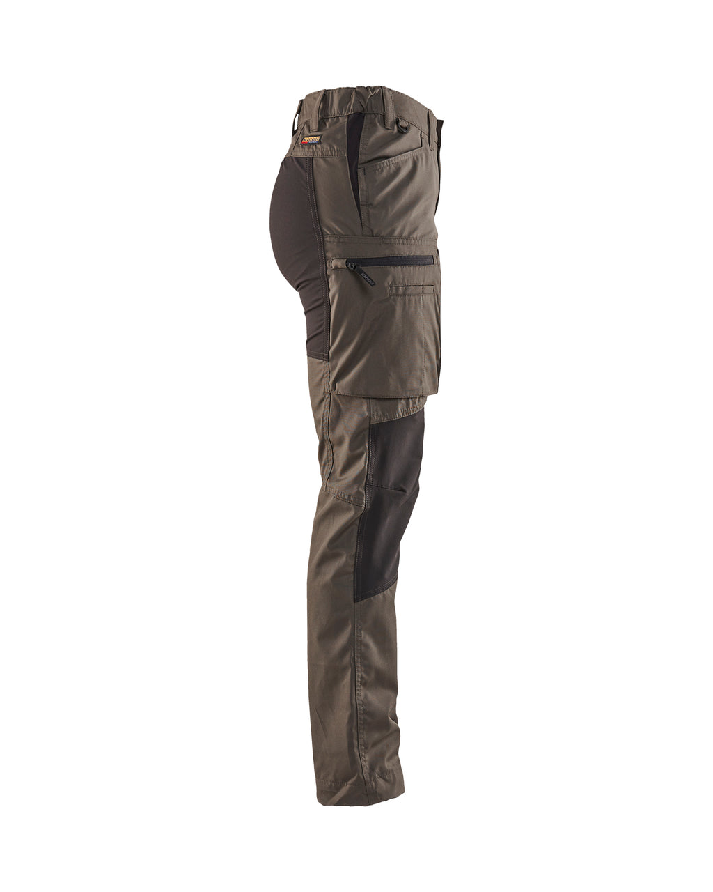 WOMEN'S SERVICE STRETCH PANTS - Dark olive green /black