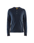 Flame Resistant Henley - Navy blue