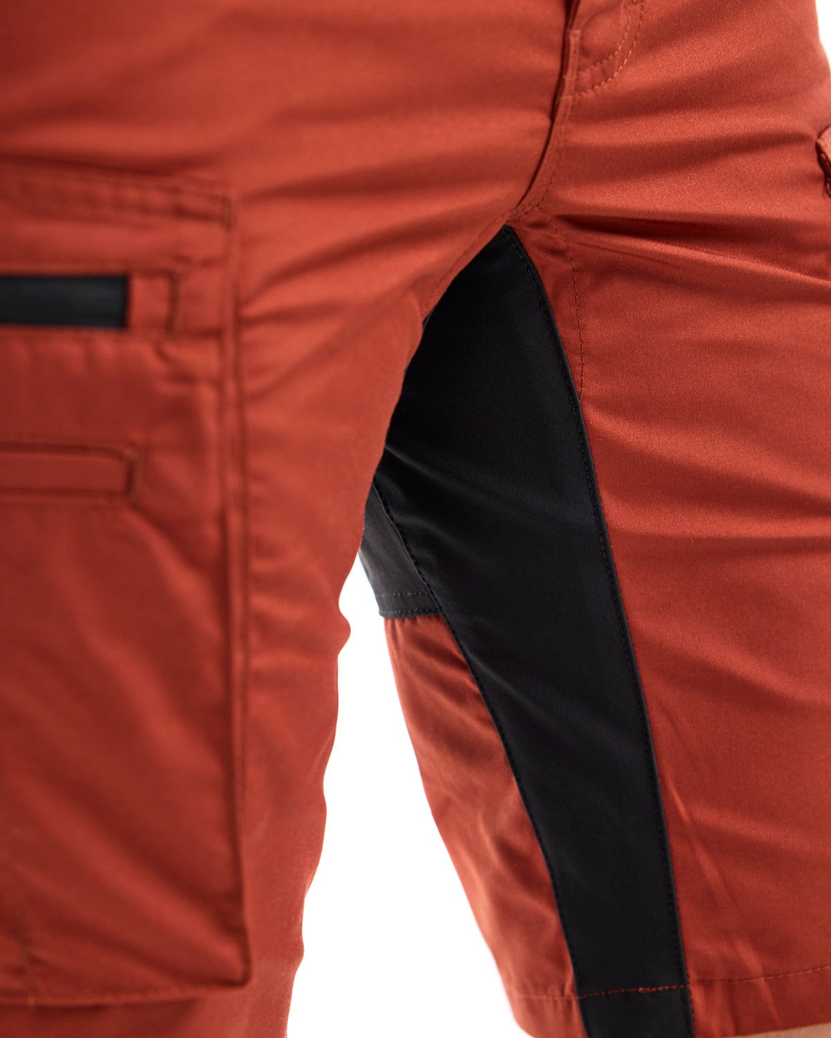 Women's Stratus Lite Stretch Shorts - Burned Red/Black