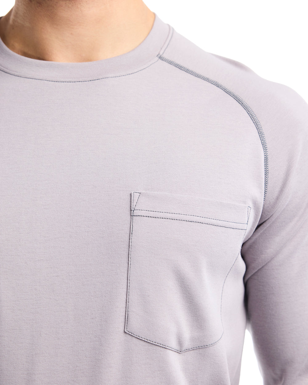 Flame Resistant Long Sleeve T-Shirt - Light grey