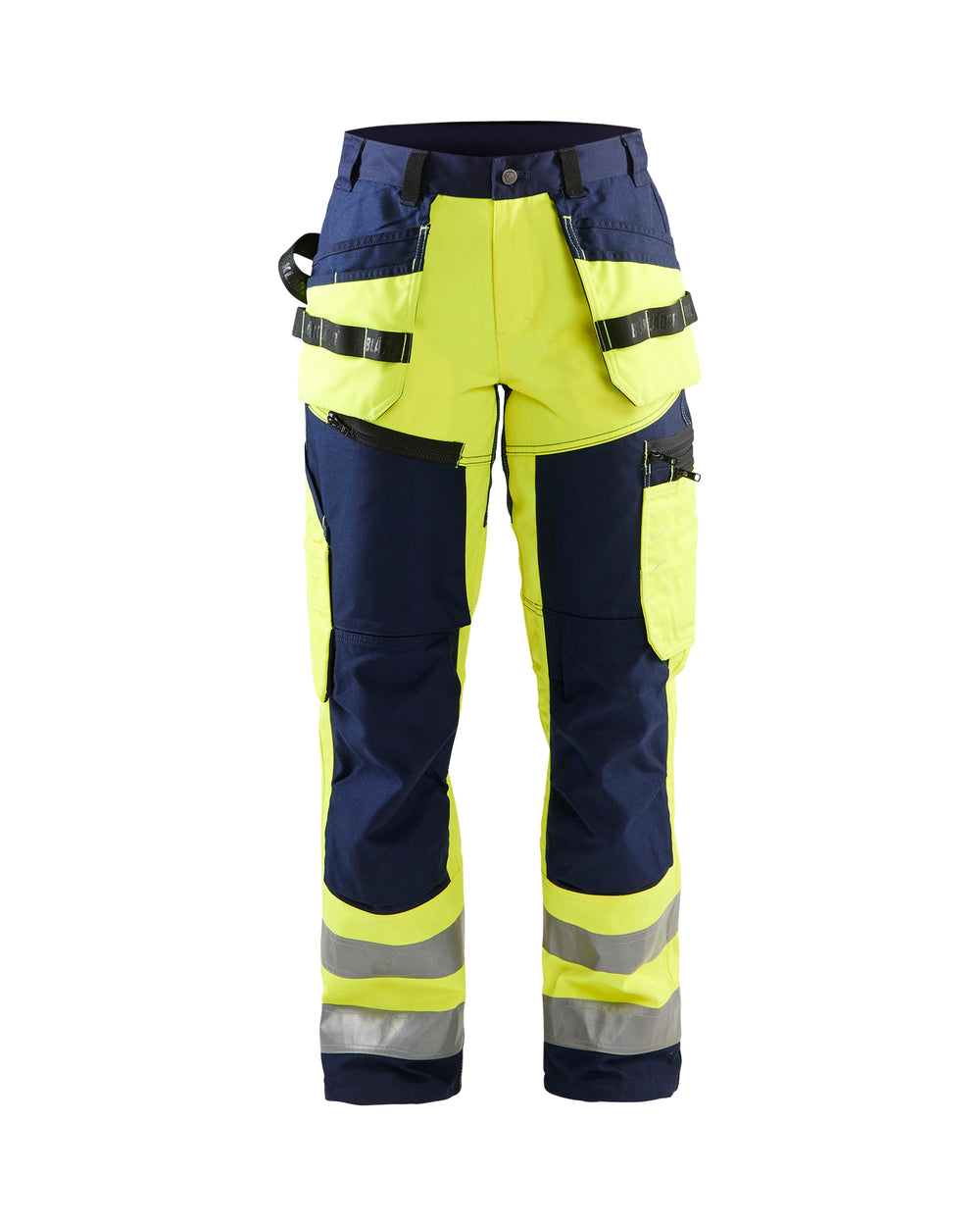 Women's Hi-Vis Max Pants - Navy blue/Yellow Hi-viz