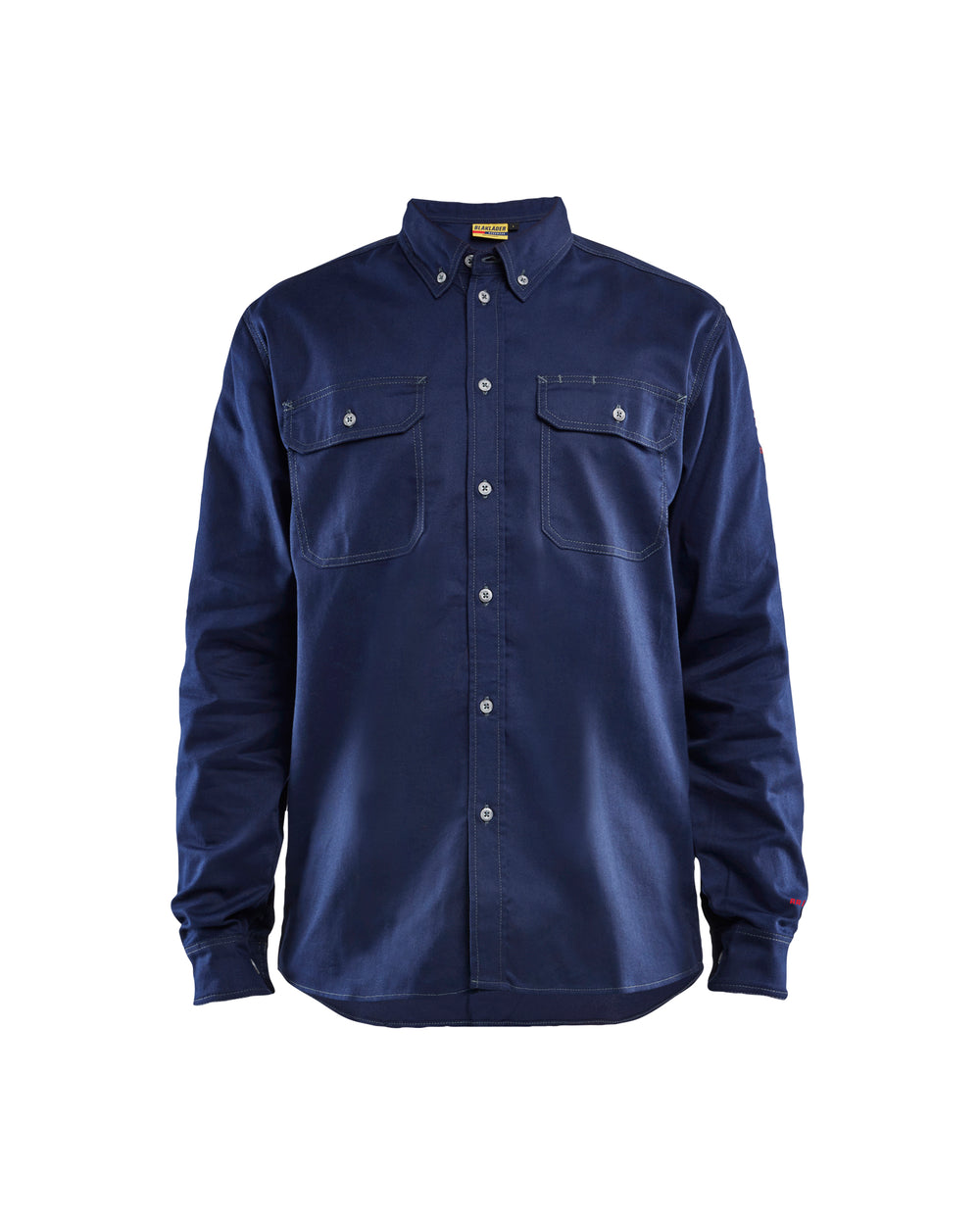 Flame Resistant Button-Up Shirt - Navy blue