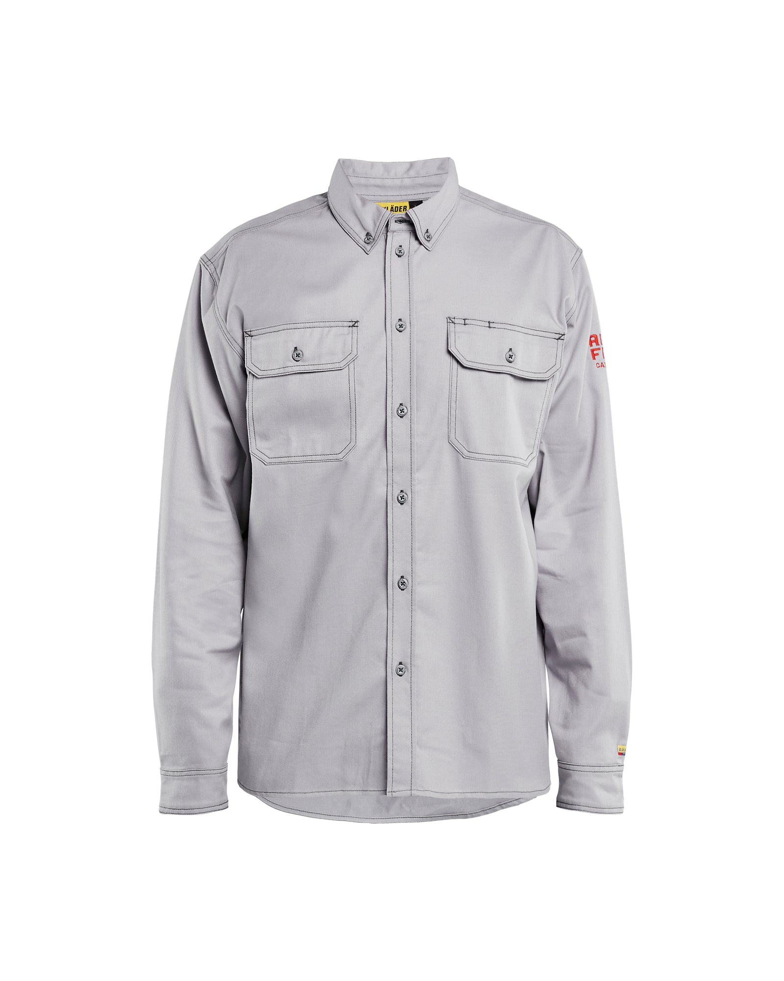Flame Resistant Button-Up Shirt - Light grey