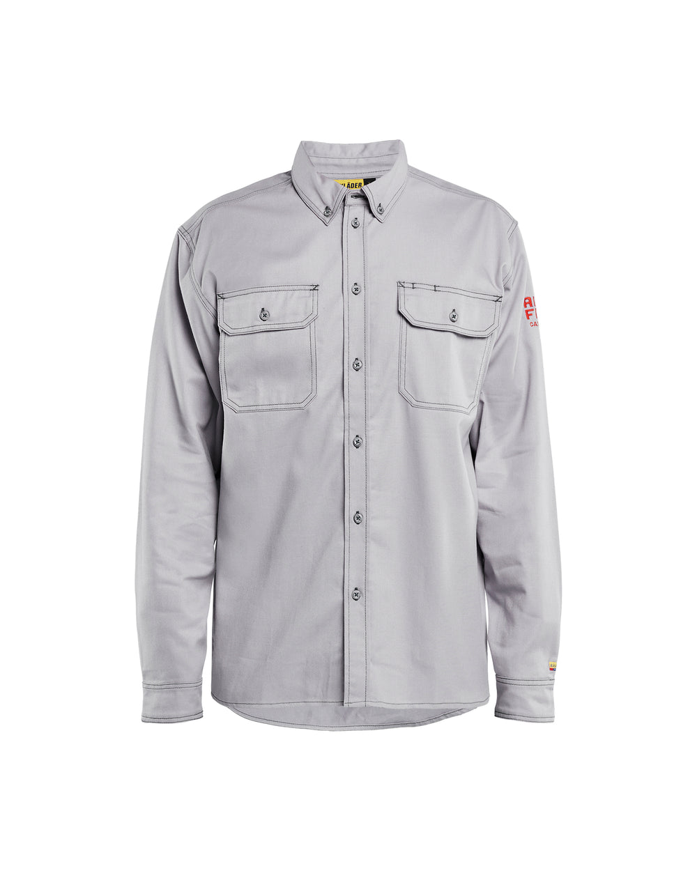 Flame Resistant Button-Up Shirt - Light grey