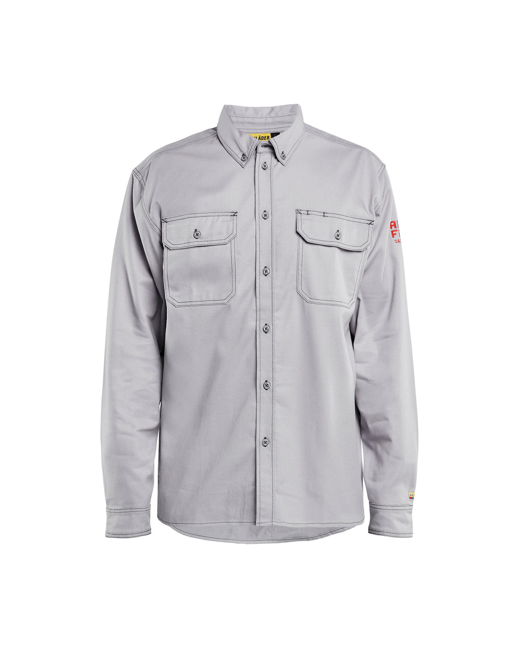 Flame Resistant Button-Up Shirt - Light grey