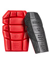 Wide Puncture Resistant Kneepads - Black/Red
