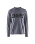 Long Sleeve Branded T-shirt - Grey
