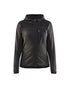 Women's Knitted Jacket - Dark grey/Black